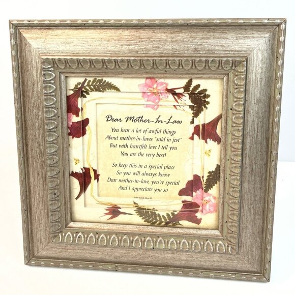 Framed Poem "Dear Mother-In-Law" By Creative Products - Picture 6 of 7